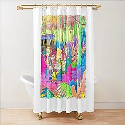 The Wild Thornberrys Nickelodeon cartoon with interesting journey of the character Shower Curtain