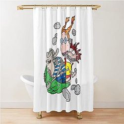 The Wild Thornberrys Nickelodeon cartoon with interesting characters funny Shower Curtain
