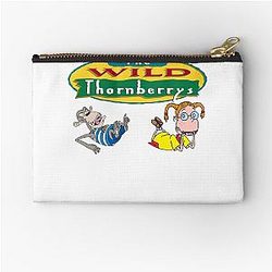 The Wild Thornberrys cartoon with interesting journey through the characters in Trippy Forest Zipper Pouch