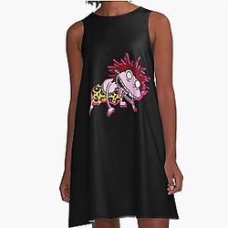 Donnie Thornberry - The Wild Thornberrys Trippy Forest cartoon with interesting journey of characters A-Line Dress