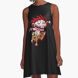 Donnie Thornberry The Wild Thornberry Sticker A-Line Dress