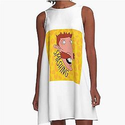 Angry Nigel The Wild Thornberrys cartoon with A-Line Dress