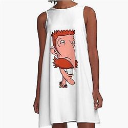 Nigel Thornberry - The Wild Thornberries cartoon with  interesting journey of characters in funny A-Line Dress