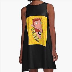 Day Gift for Nigel and the Wild Thornberrys in a Smash Cartoon with an Interesting Journey in a A-Line Dress