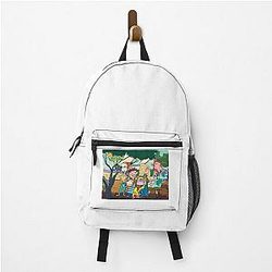 The Wild Thornberrys Donnie cartoon with the characters funny journey of Backpack