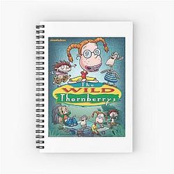 The Wild Thornberries Long cartoon featuring characters funny Spiral Notebook
