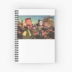 The Wild Thornberrys' Smashing Cartoon with an Interesting Journey of the Characters Around a Funny Spiral Notebook