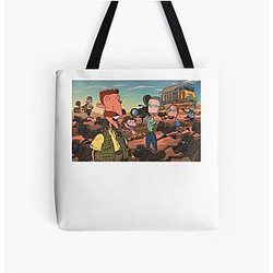 The Wild Thornberrys cartoon with an interesting journey of the characters Donnie on a funny tote bag