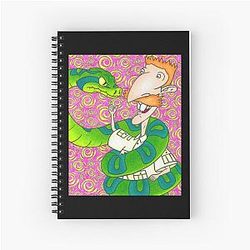 Nigel Thornberry The Wild Thornberrys 90S Eddy Rockos Modern Life Tee Spiral Notebook