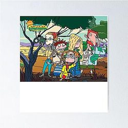 The Wild Thornberrys Smashing Donnie Around Cartoon With Interesting Journey of Characters Funny Poster