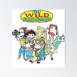 The Wild Thornberrys cartoon with interesting journey of the characters Retro Poster