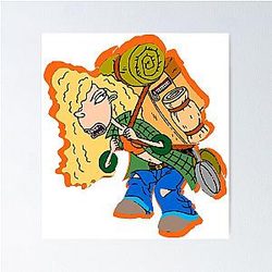 Debbie Thornberry The Wild Thornberrys Family Smashing Cartoon With Interesting Journey Funny Poster
