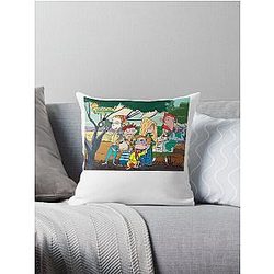 The Wild Thornberrys Donnie cartoon with interesting journey of the characters funny throw pillow