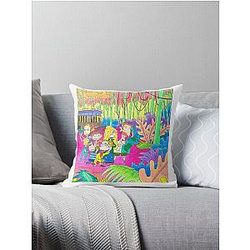 The Wild Thornberrys Nickelodeon Cartoon Characters Throw Pillow