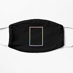 The 1975 Face Masks - The 1975 Pride Rectangle - Black Flat Mask RB2510