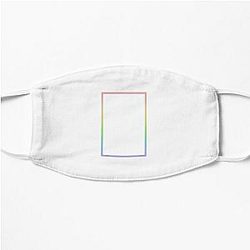 The 1975 Face Masks - The 1975 Pride Rectangle - White Flat Mask RB2510