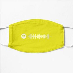 The 1975 Face Masks - The 1975 - NOACF Spotify Code Flat Mask RB2510