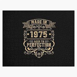 The 1975 Puzzles - Made in 1975 Aged to perfection Birthday gift Jigsaw Puzzle RB2510