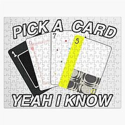 The 1975 Puzzles - pick a card yeah i know the 1975 noacf lyrics Jigsaw Puzzle RB2510