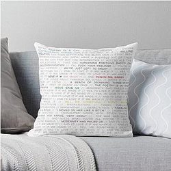 The 1975 Pillows - love it if we made it / a brief inquiry into online relationships - the 1975 Throw Pillow RB2510