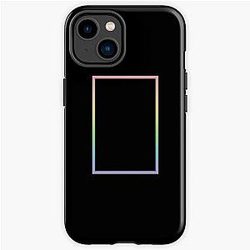 The 1975 Cases - The 1975 Pride Rectangle - Black iPhone Tough Case RB2510