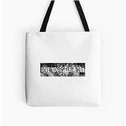 The 1975 Bags - Give yourself a try 1975 All Over Print Tote Bag RB2510