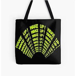 The 1975 Bags - The 1975 - PEOPLE - WAKE UP!  All Over Print Tote Bag RB2510