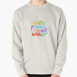 The 1975 Sweatshirts - IT'S NOT LIVING (IF IT'S NOT WITH YOU) | The 1975 Pullover Sweatshirt RB2510