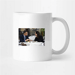 The Adjustment Bureau's characters are pursued by agents The Adjustment Bureau Mugs