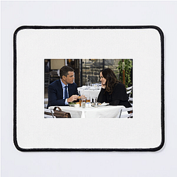 The Adjustment Bureau's characters are pursued by agents The Adjustment Bureau Mouse Pads