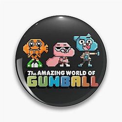The Amazing World of Gumball 8-Bit RPG Video Game Pin