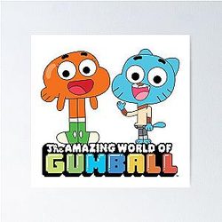 Gumball and Darwin Greet the fans Poster