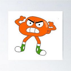 Darwin Watterson The amazing world of Gumball Poster