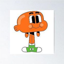 Gumball stickers. Poster