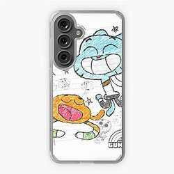 Gumball And Darwin Sketched Paper Sweatshirt Samsung Galaxy Soft Case