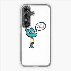 Gumball evil body sticker Samsung Galaxy Soft Case