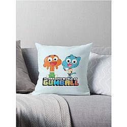 Gumball and Darwin Greet the fans Throw Pillow