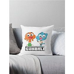 Gumball and Darwin Greet the fans Throw Pillow