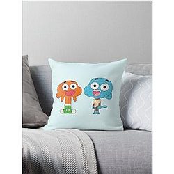 The amazing world of Gumball™  Gumball and Darwin Throw Pillow