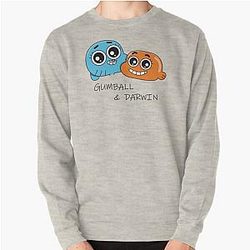 Gumball and Darwin best friends Pullover Sweatshirt