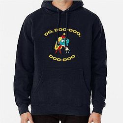 Hot Dog Guy and Gumball Awkwardly Hugging Pullover Hoodie