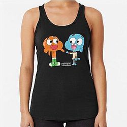 Gumball and Darwin Racerback Tank Top