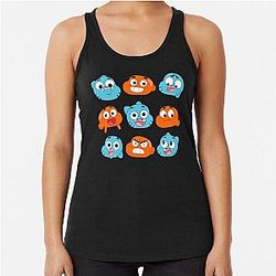 The amazing world of Gumball™, Gumball & Darwin faces features Racerback Tank Top