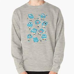 Gumball Pixel Art - Pattern Pullover Sweatshirt