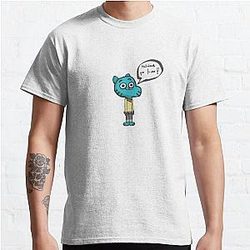 Gumball evil body sticker Classic T-Shirt