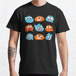 The amazing world of Gumball™, Gumball & Darwin faces features Classic T-Shirt