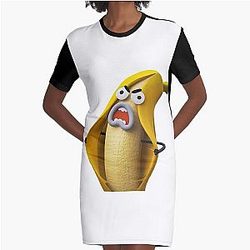 Banana Joe - The Amazing World of Gumball Graphic T-Shirt Dress