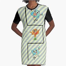 gumball Graphic T-Shirt Dress