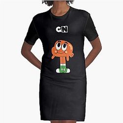 Darwin Watterson  The Amazing World of Gumball Graphic T-Shirt Dress
