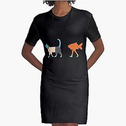 Gumball and Darwin Graphic T-Shirt Dress